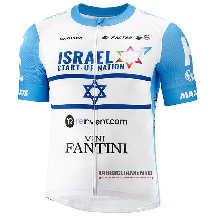 Abbigliamento Israel Cycling Academy Campione Israele 2020 Manica Corta e Pantaloncino Con Bretelle - Clicca l'immagine per chiudere